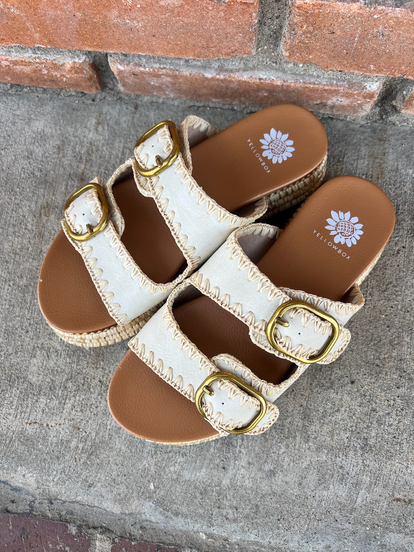 Yellow Box Herana/Ivory Sandal