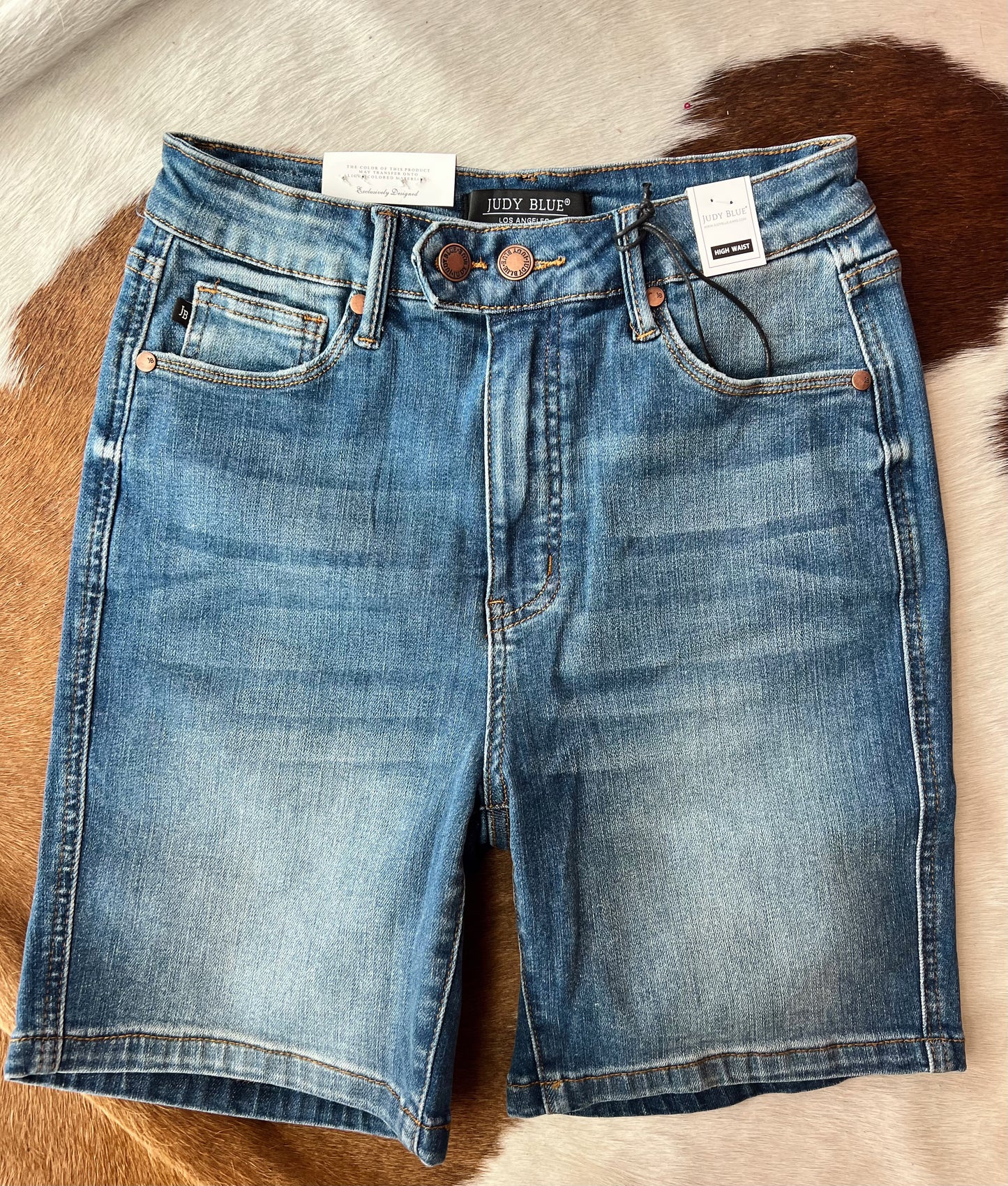 Judy Blue Bahamas Tummy Control HW Shorts