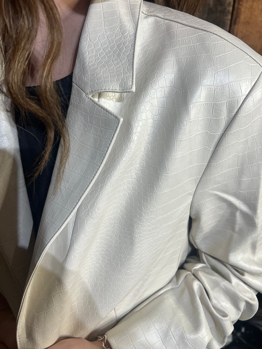 After A While Crocodile Blazer