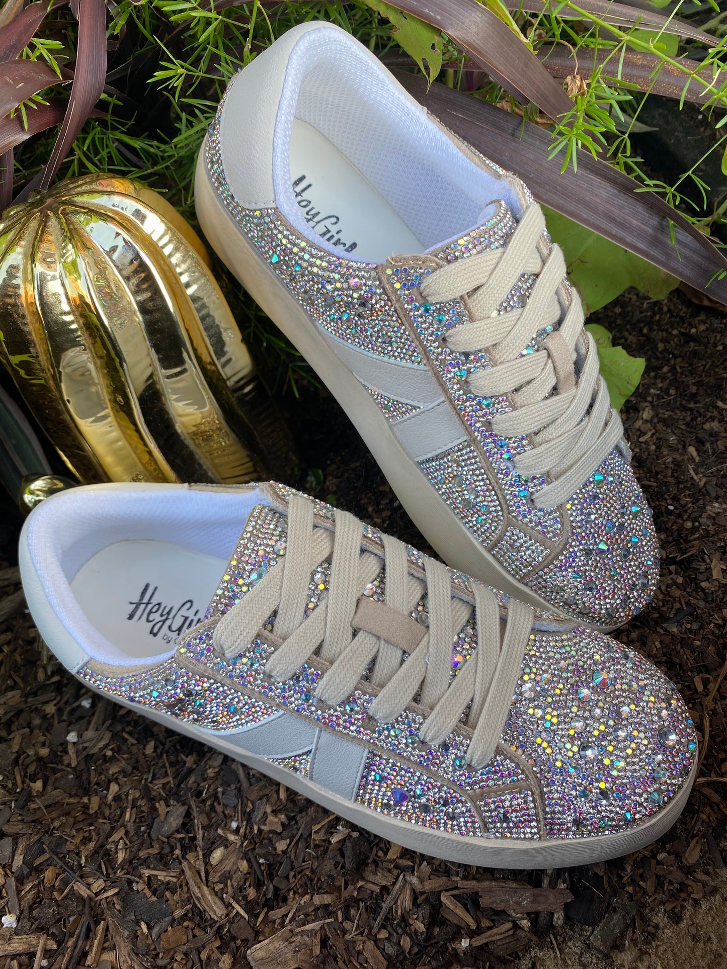 CORKYS NO CHASER CLEAR RHINESTONE SNEAKER