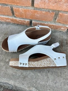 Corky's Volta II White Combo Wedge