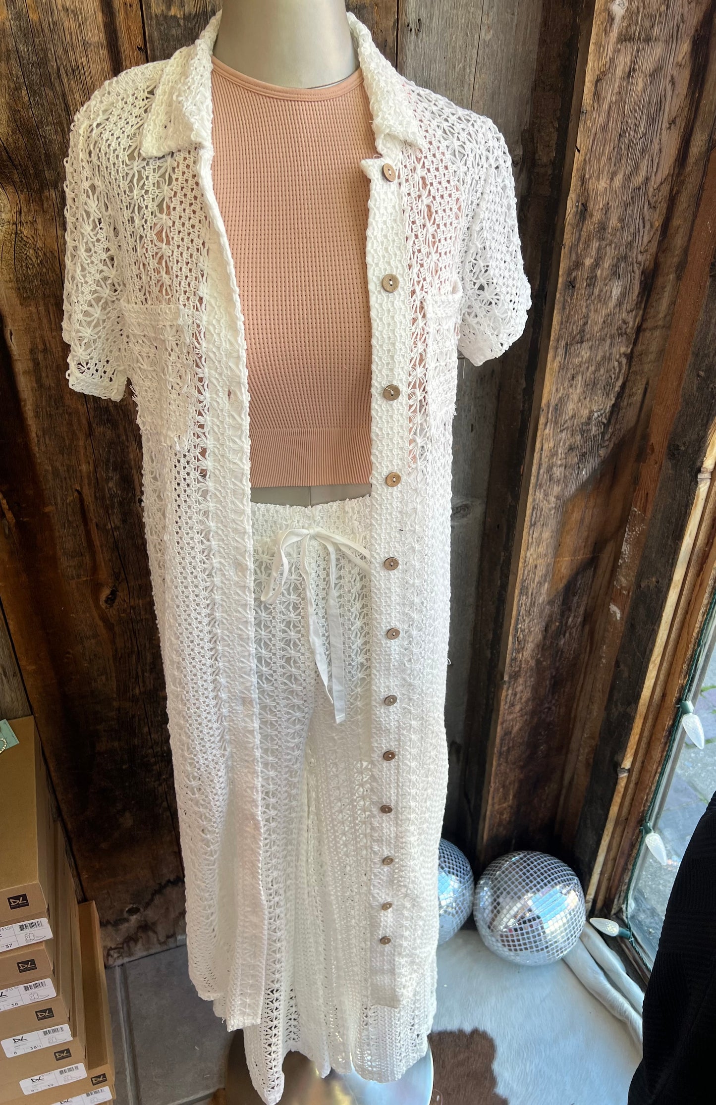 Beach Babe Pants in White