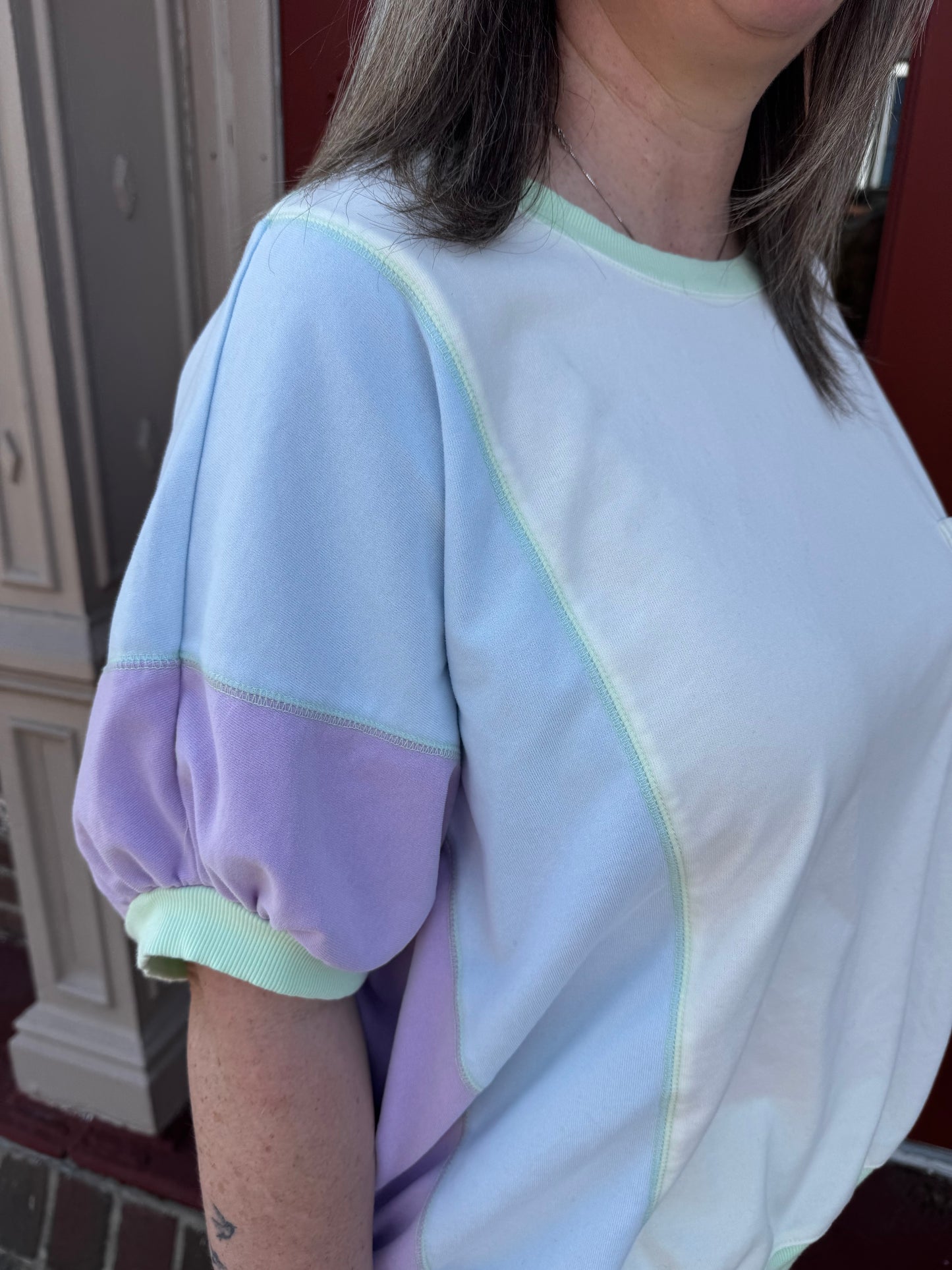 Roseanna Colorblock Top