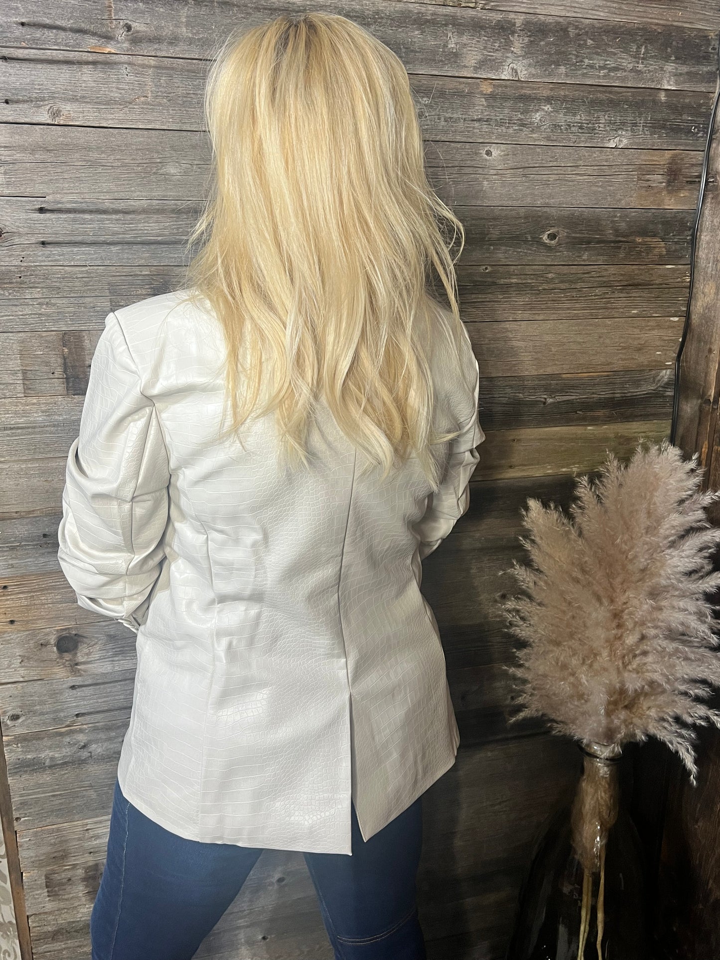 After A While Crocodile Blazer