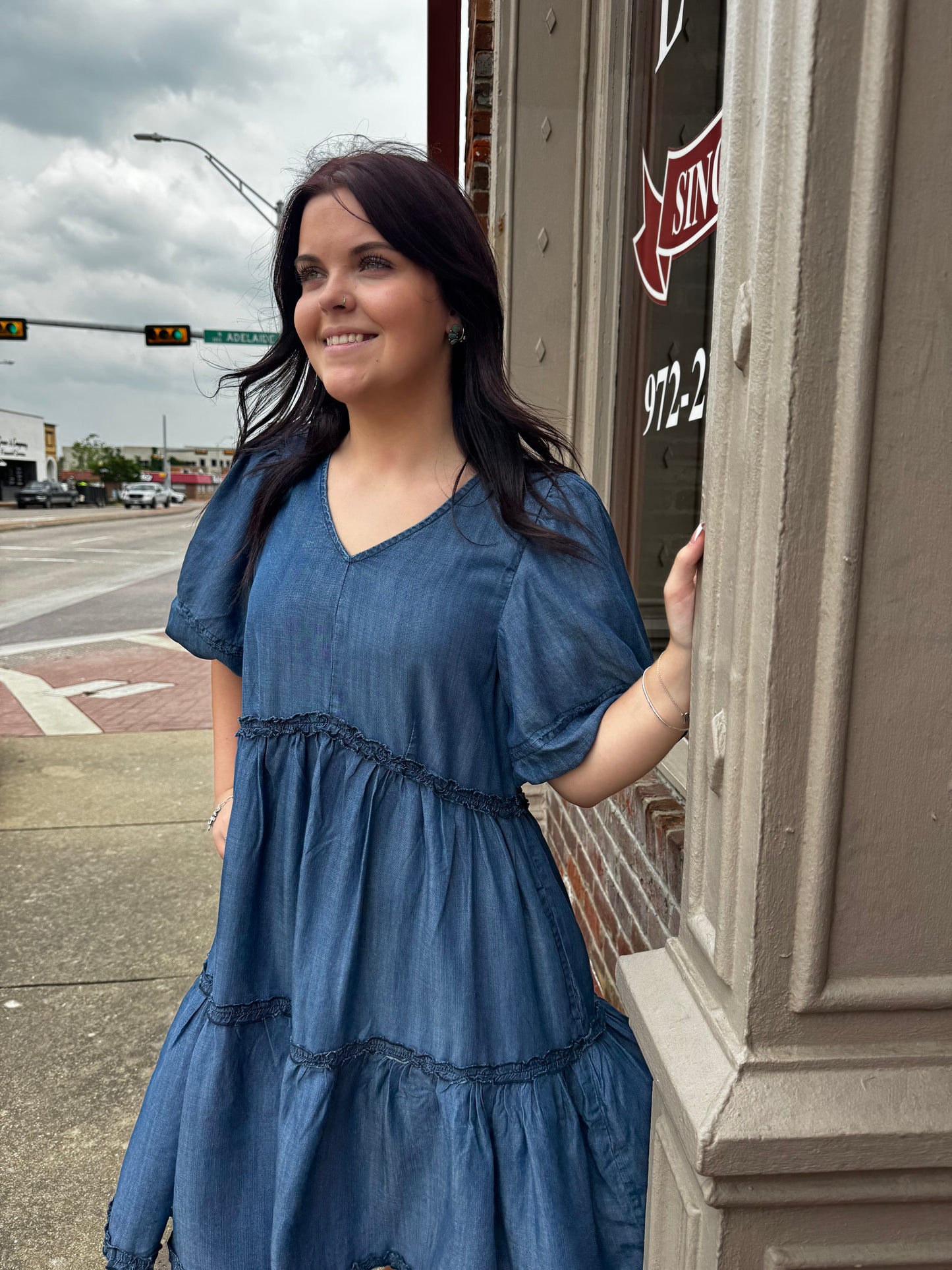 Daisy Denim Dress