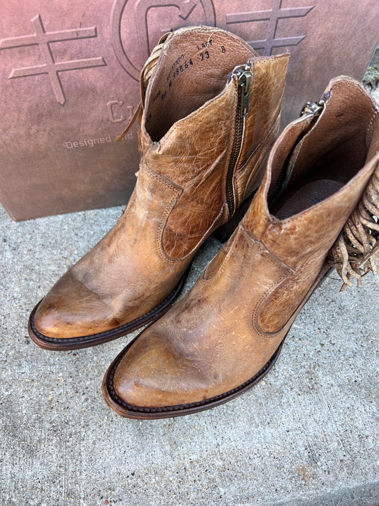 Circle G Orix Fringe Ankle Boot