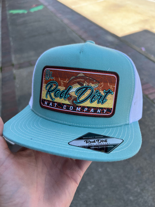 Red Dirt Red Fish Turquoise White Hat