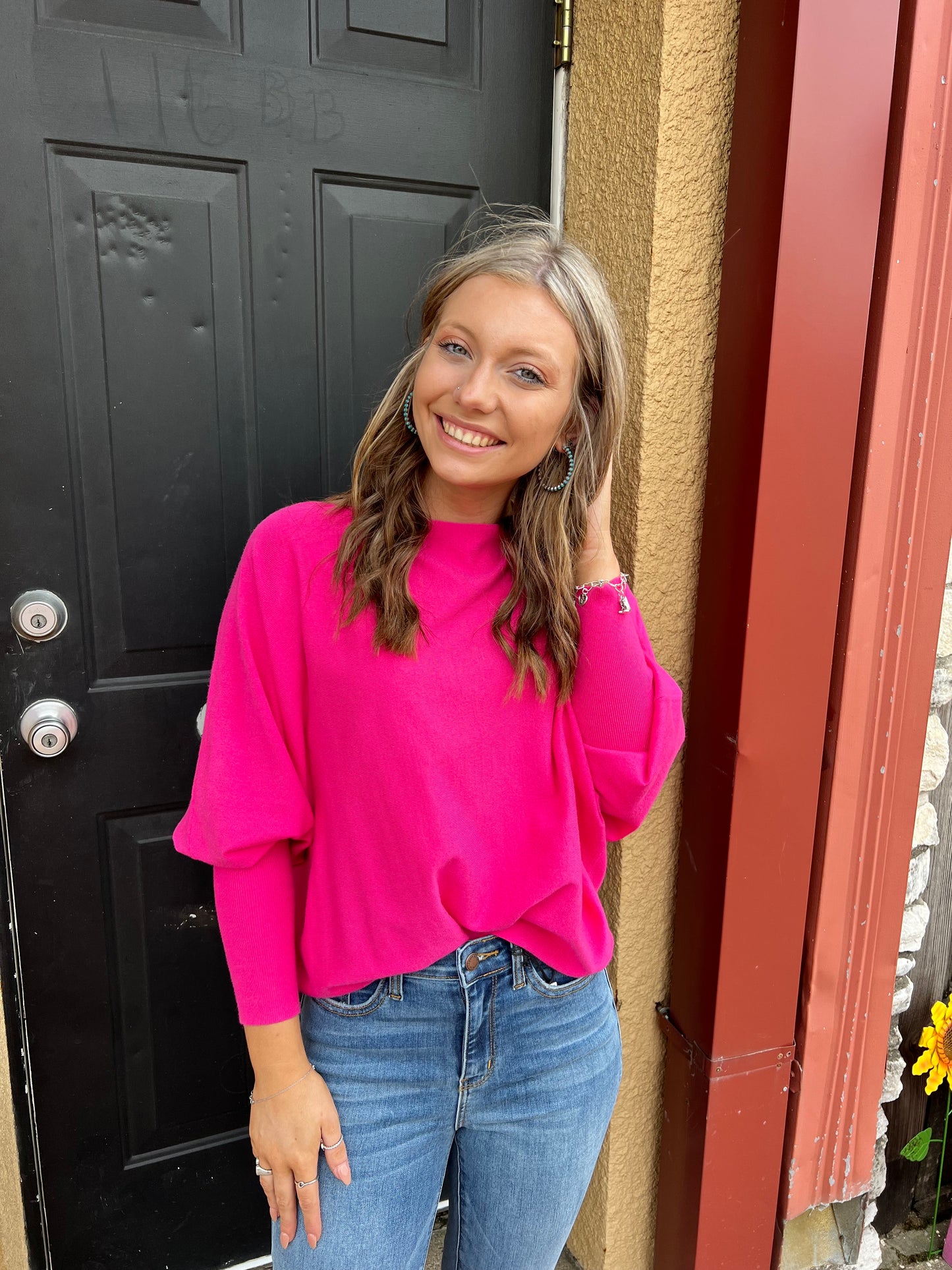 Hot Pink Madison Sweater