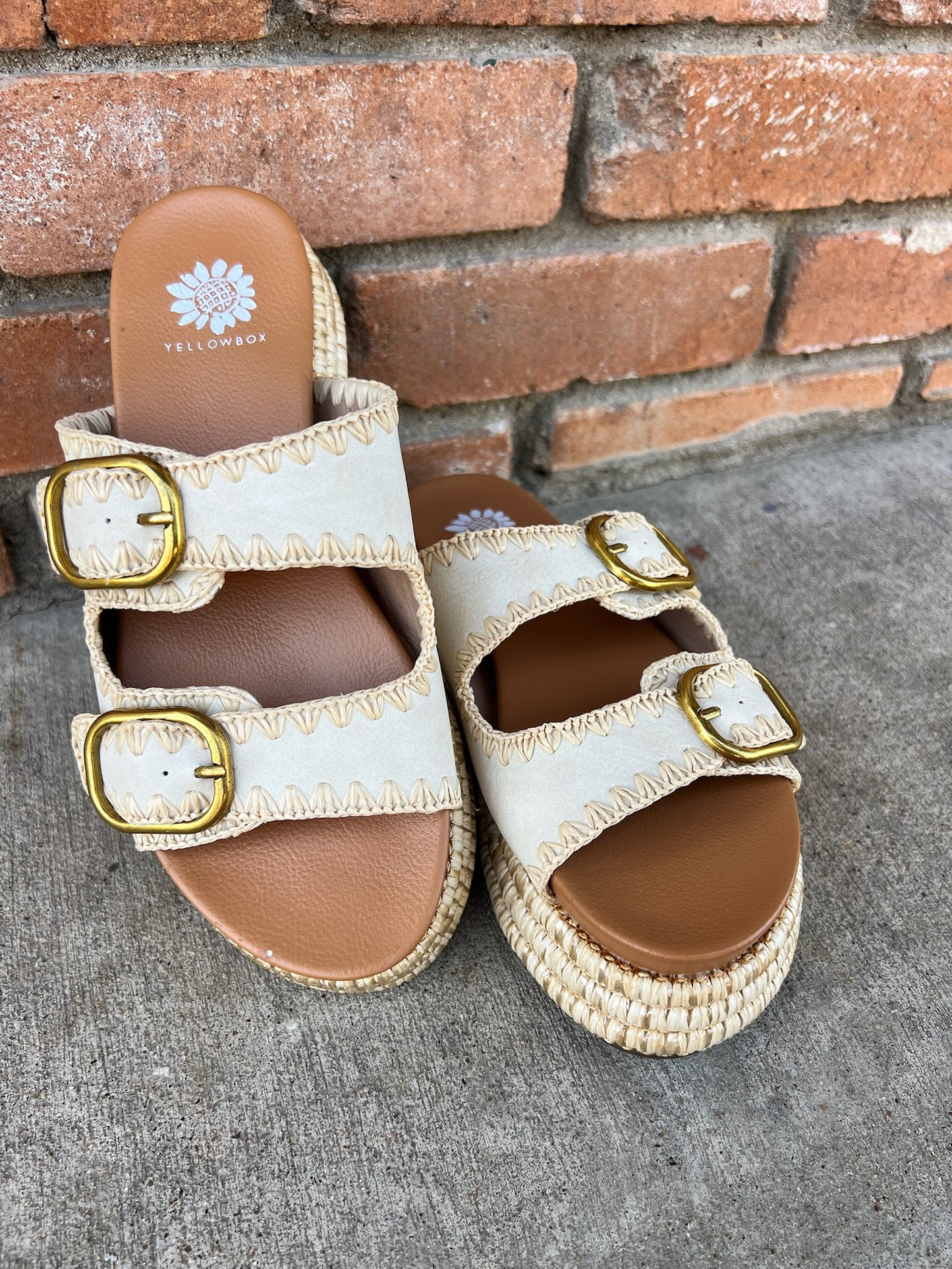 Yellow Box Herana/Ivory Sandal