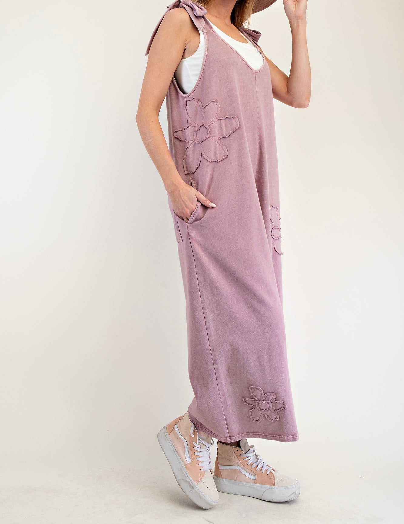 Rosa Mauve Mineral Wash Jumper