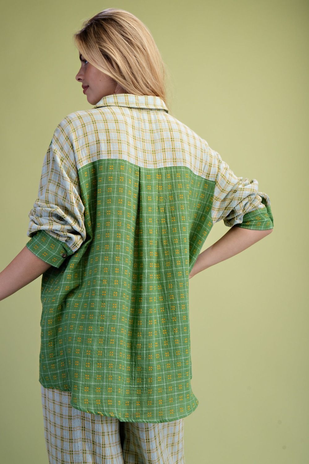 EASEL GREEN MIX N MATCH PANTS SET