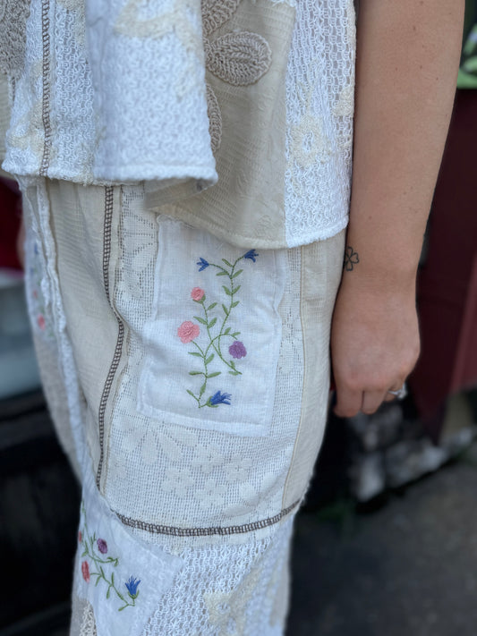 Flower Patches Set Pants
