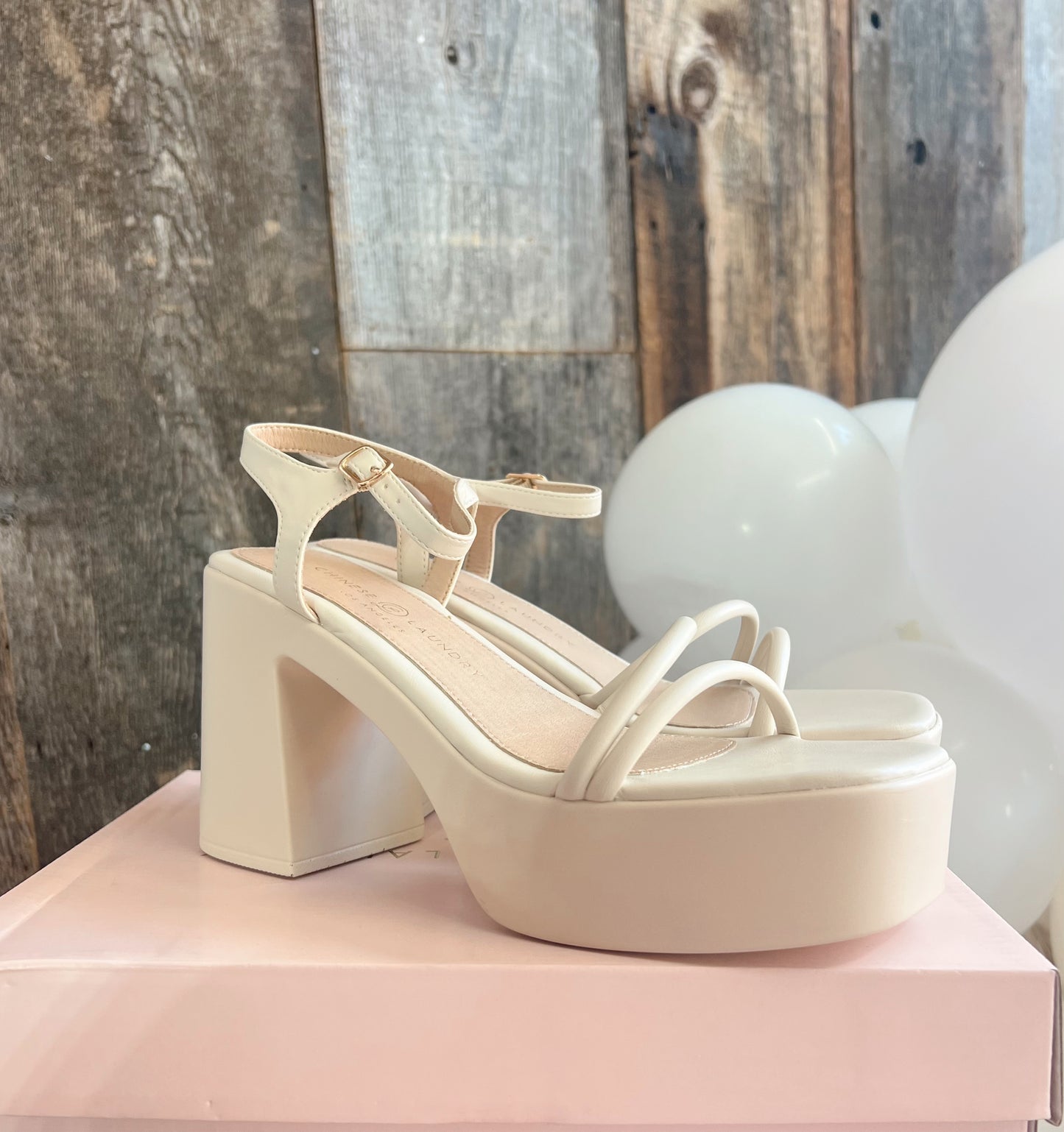 Kinsley Cream Heels