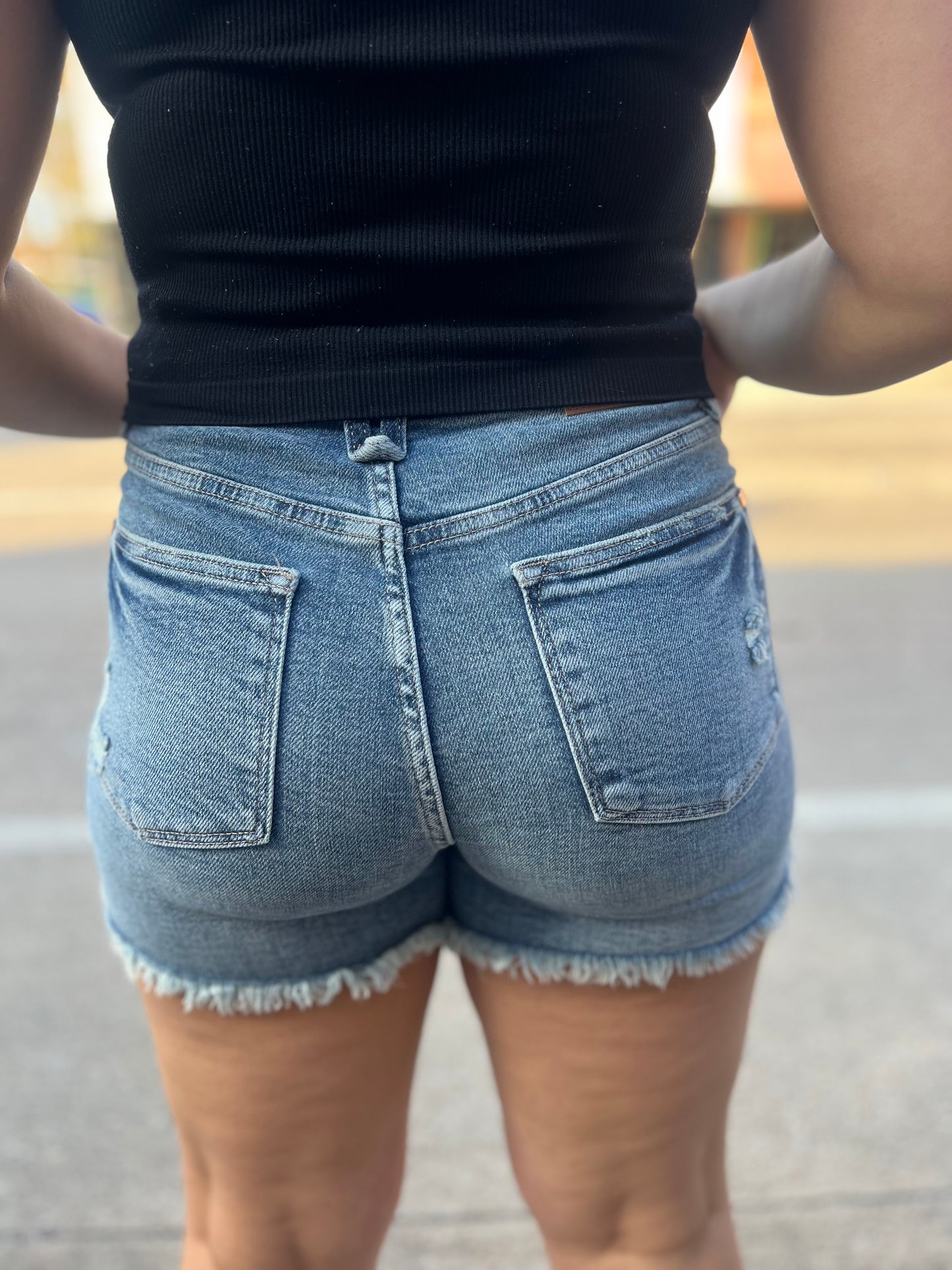 Judy Blue Maldives Buttonfly Shorts