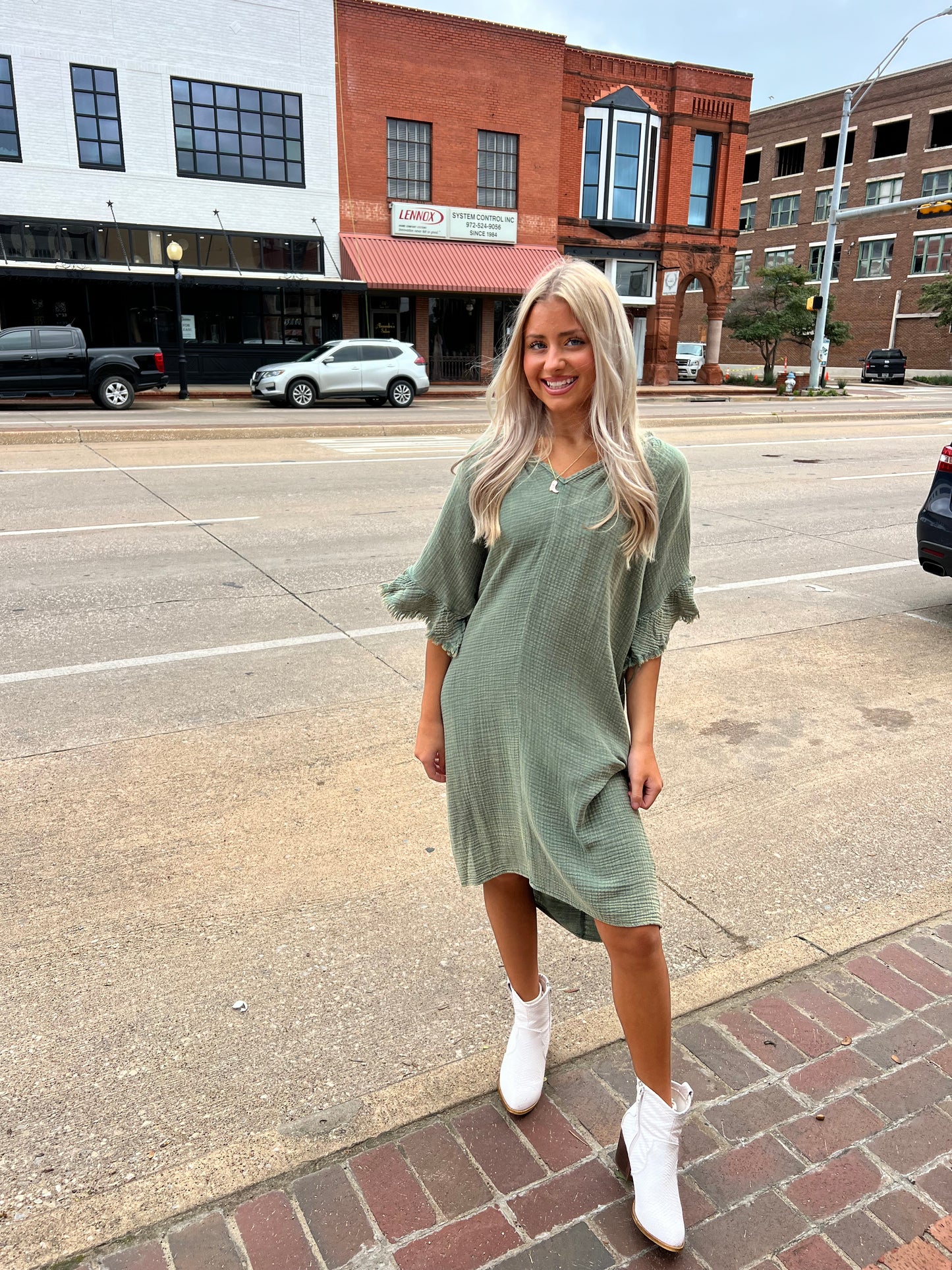 Juniper Green Dress