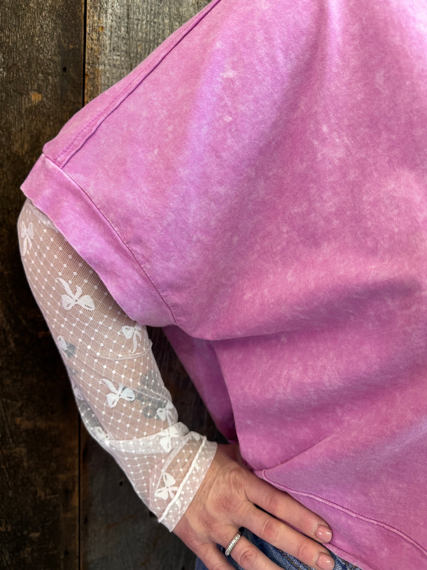 Sydney Orchid Mineral Wash Tee