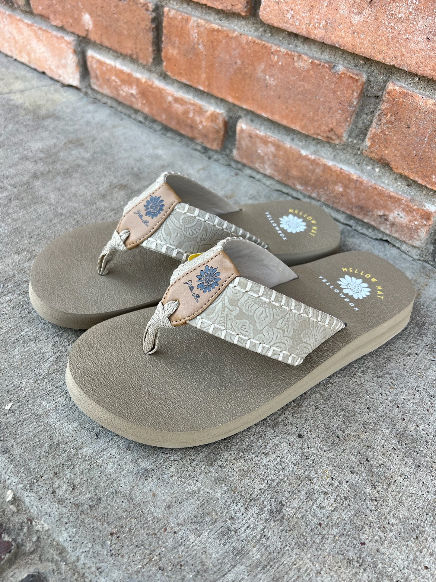Yellow Box Norrie/Taupe Flip Flop