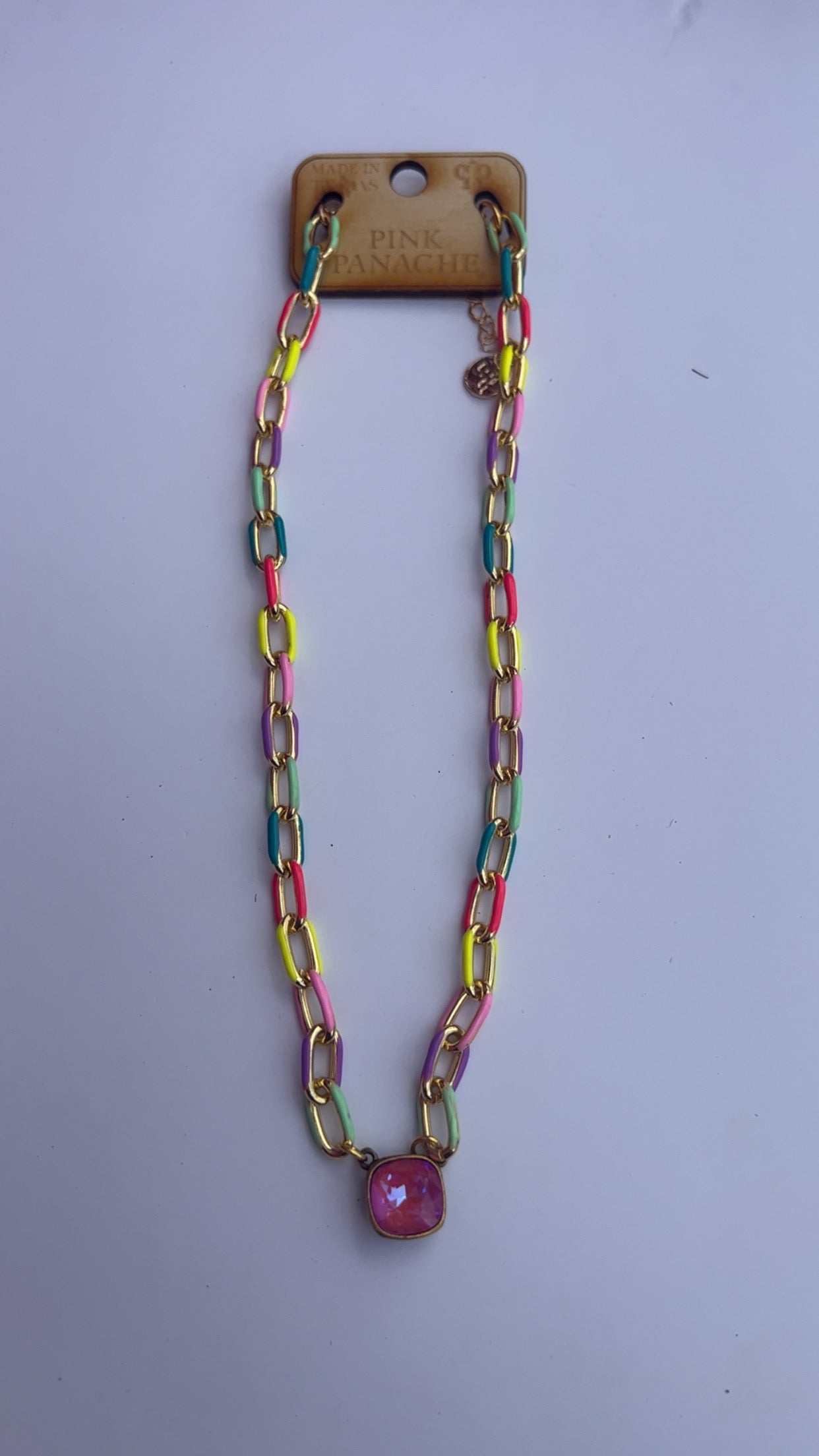 Pink Panache Neon Necklace