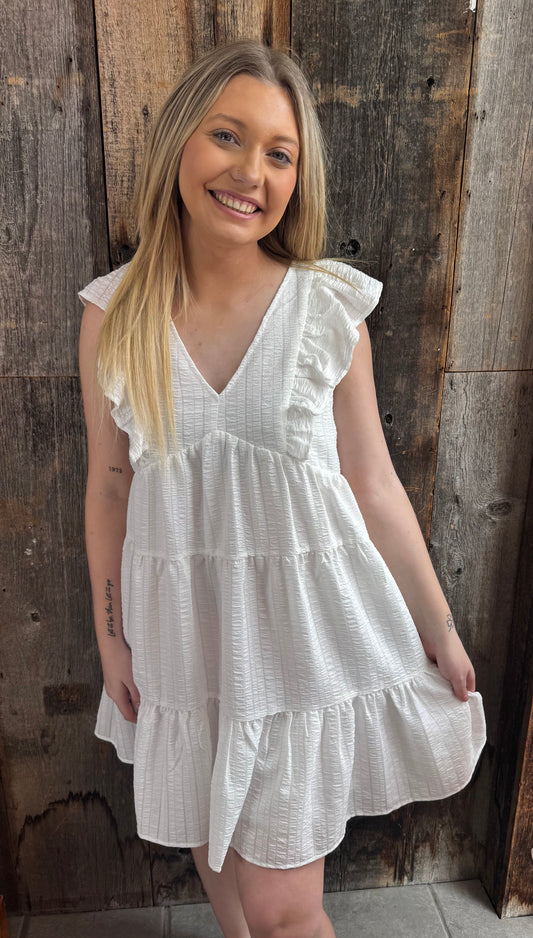 Ella White Dress