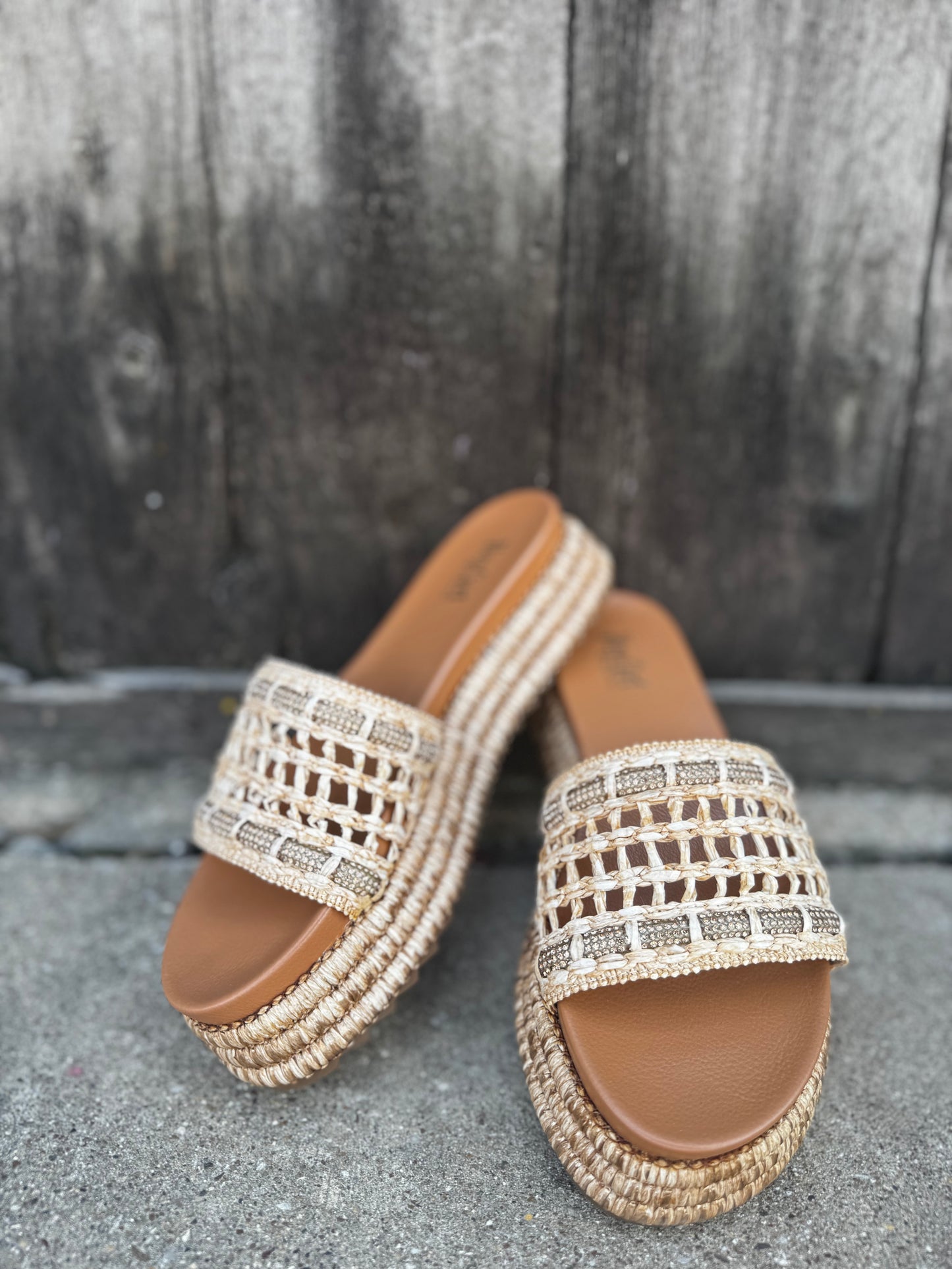 CORKYS HANGOVER RAFFIA SANDALS