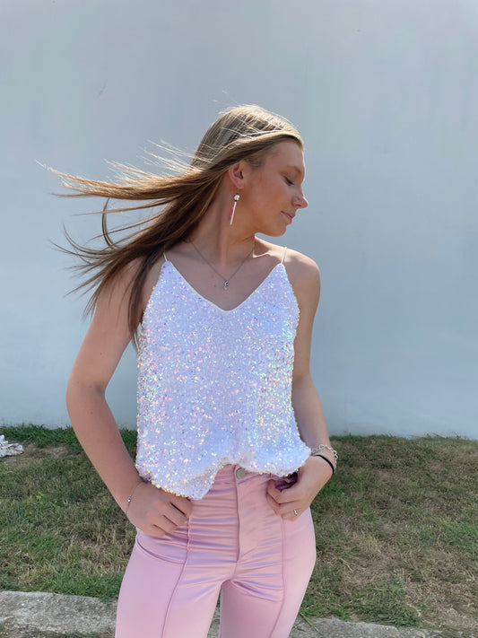 SHANIA PINK METALLIC JACKET AND PANT SET