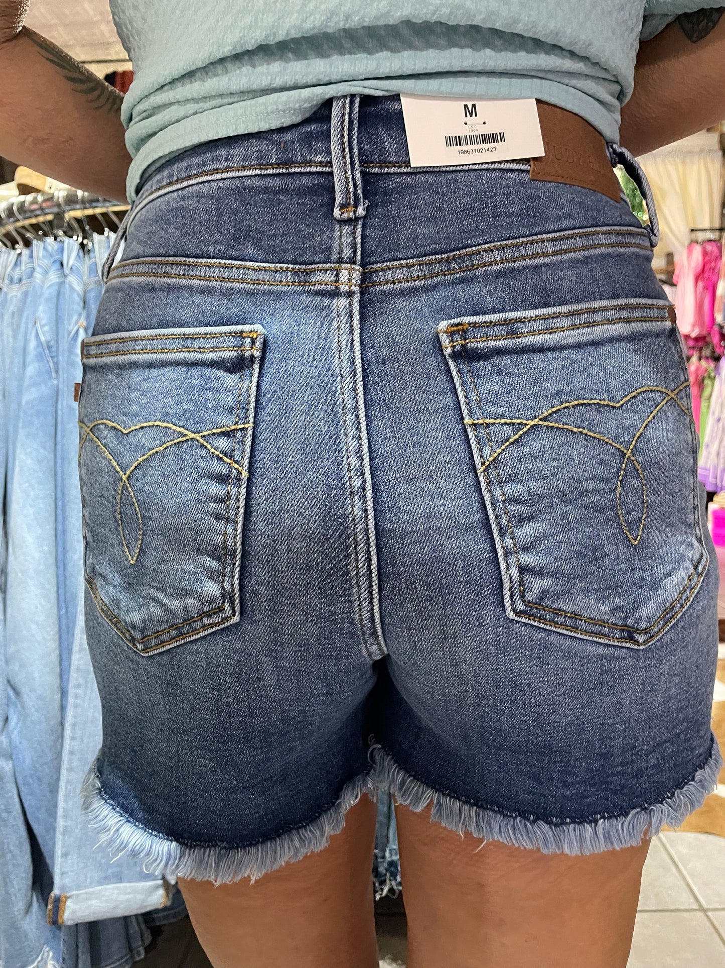 JUDY BLUE RIVIERA MAYA SHORTS HIGH WAIST