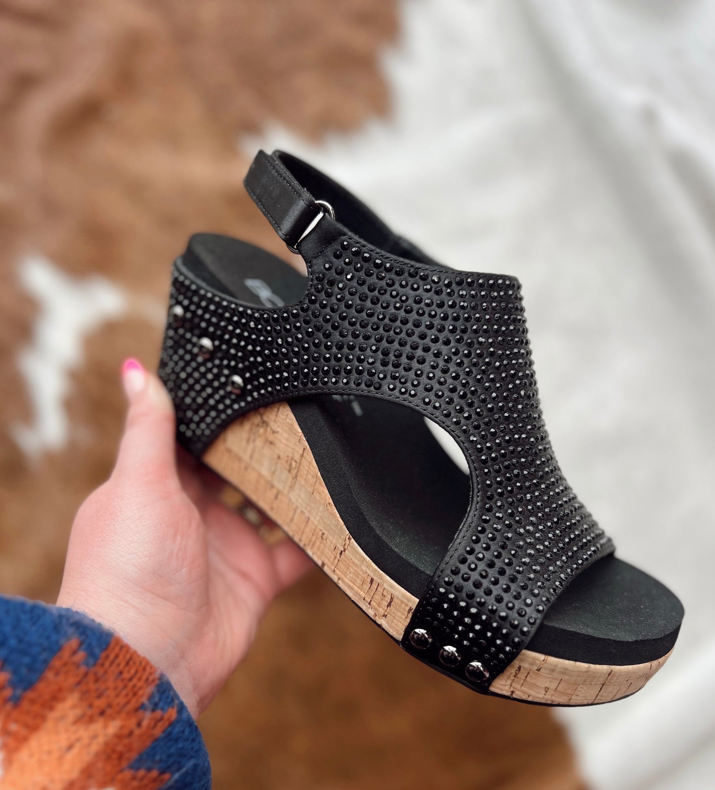 Corkys Carley Black Crystals