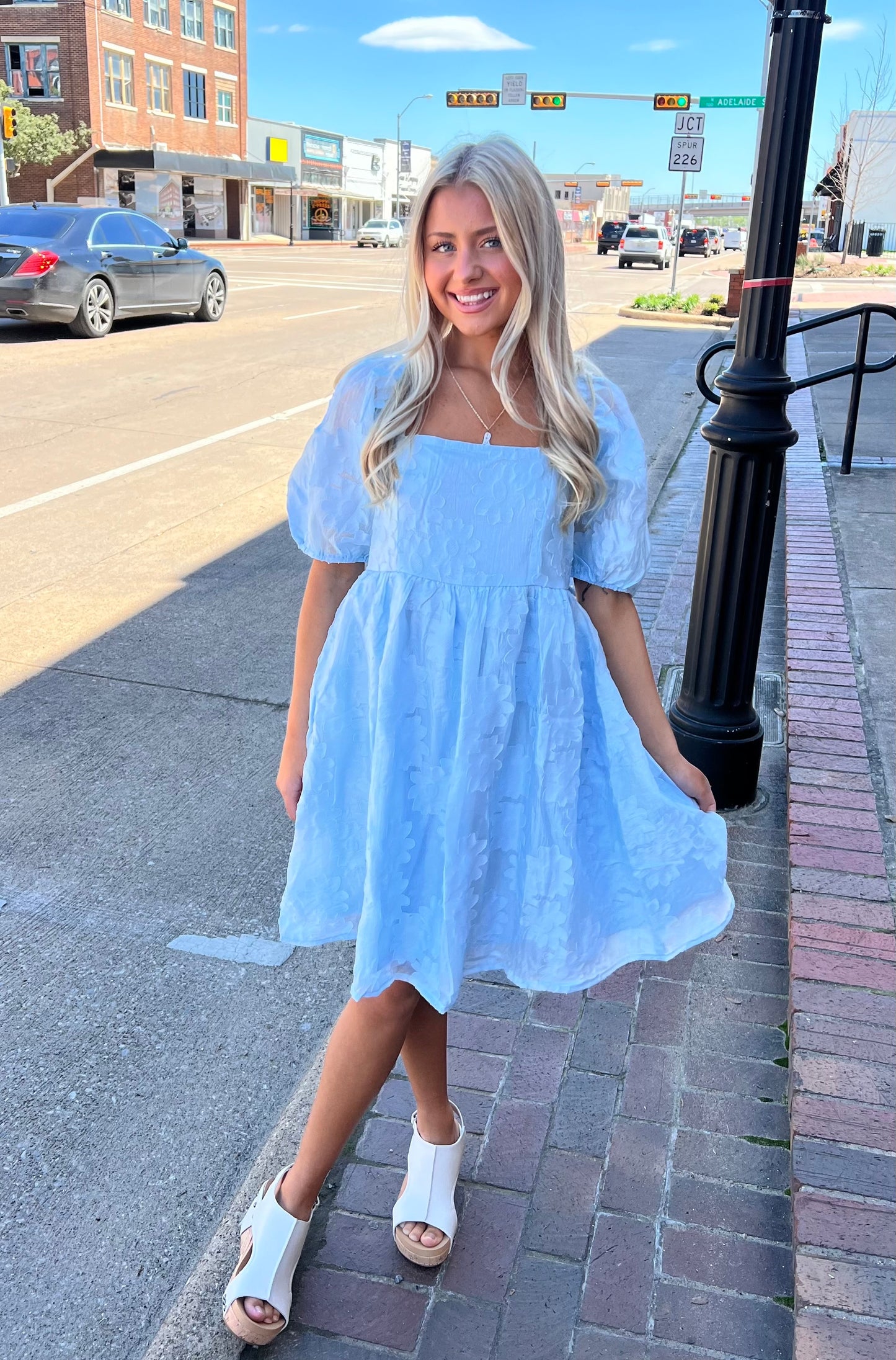 Sky Blooms Dress