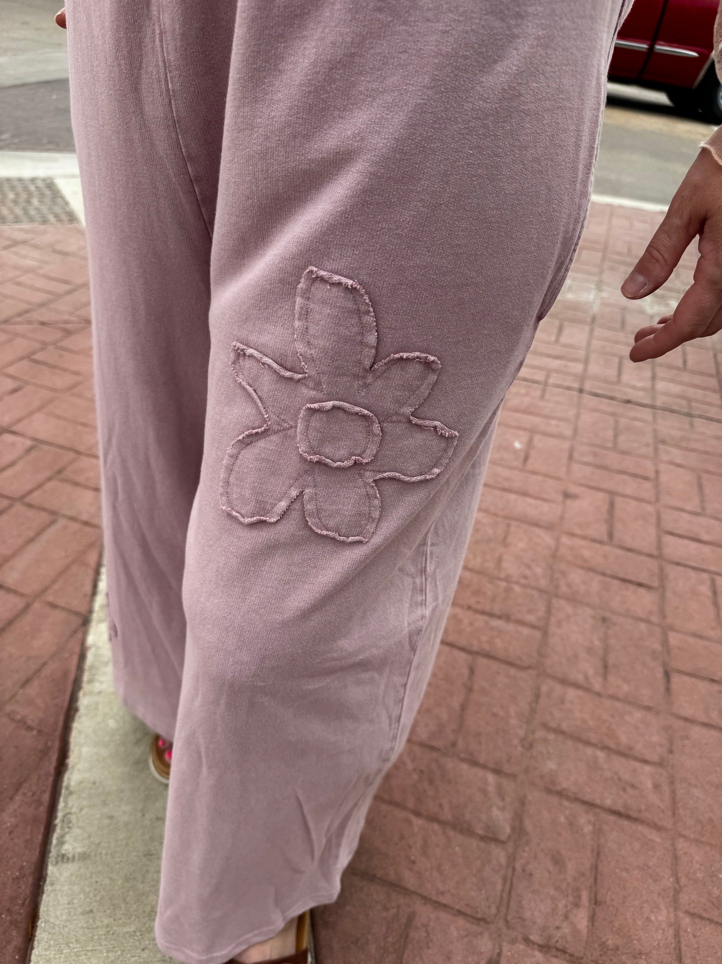 Rosa Mauve Mineral Wash Jumper