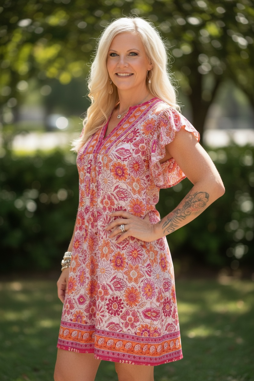 Spring Sunsets Dress
