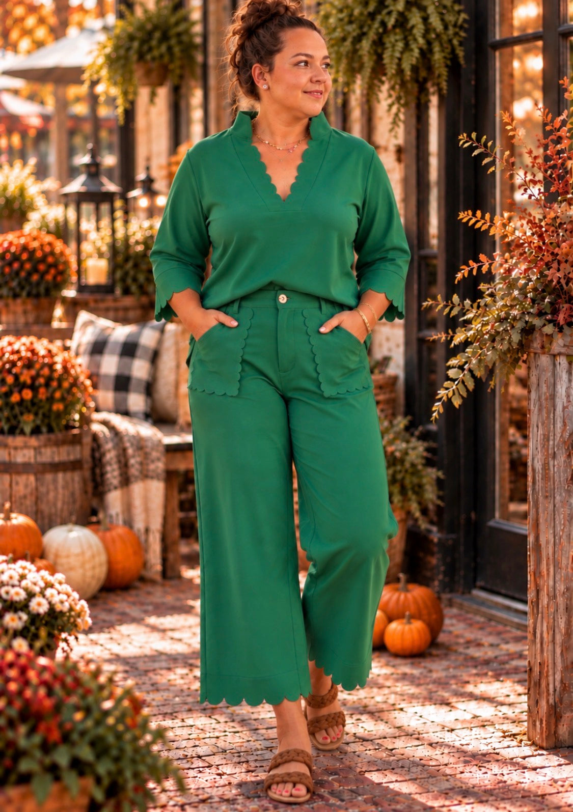 EVERGREEN ELEGANCE TOP OF SET
