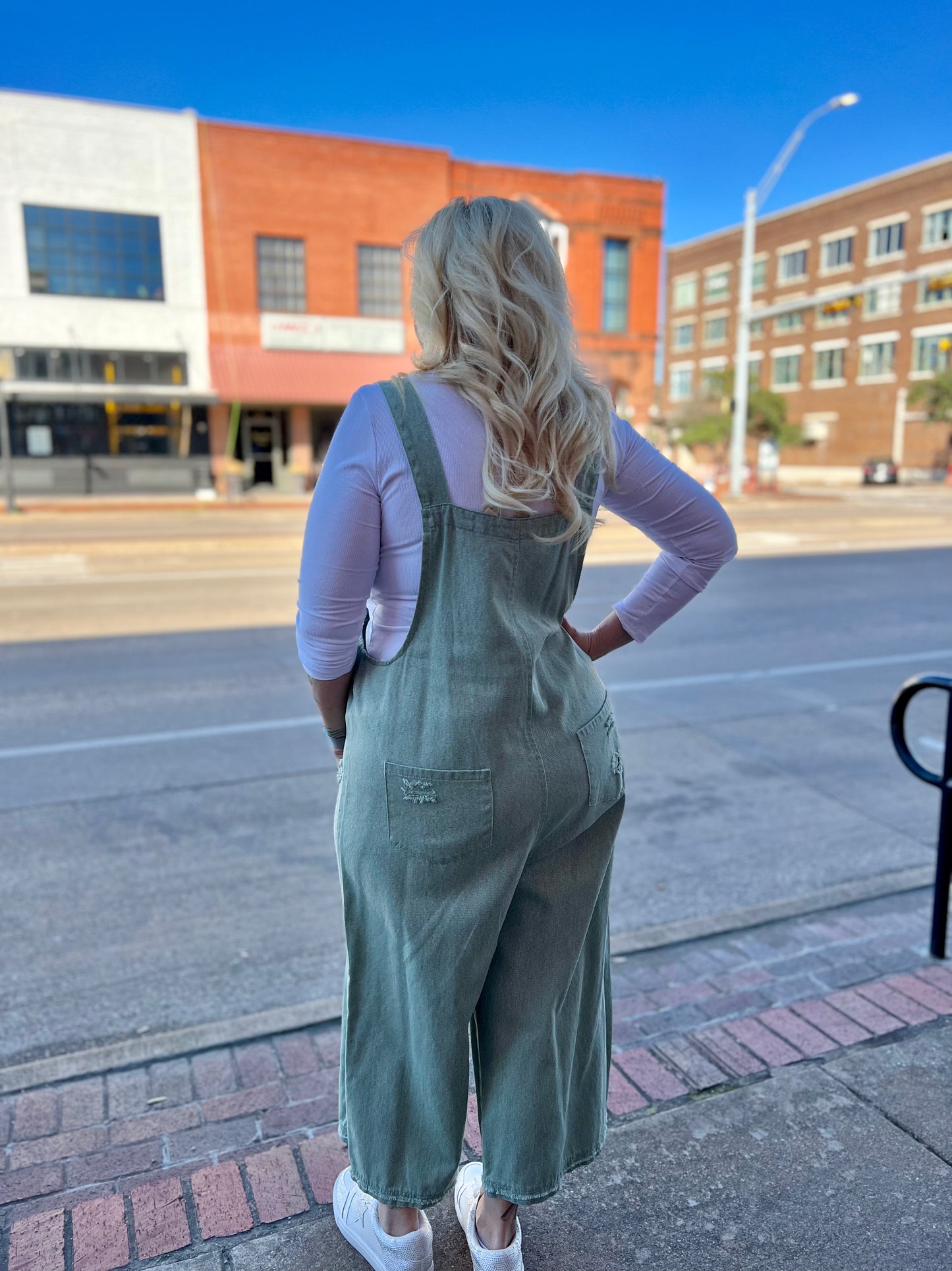 High Hopes Overalls In Sage