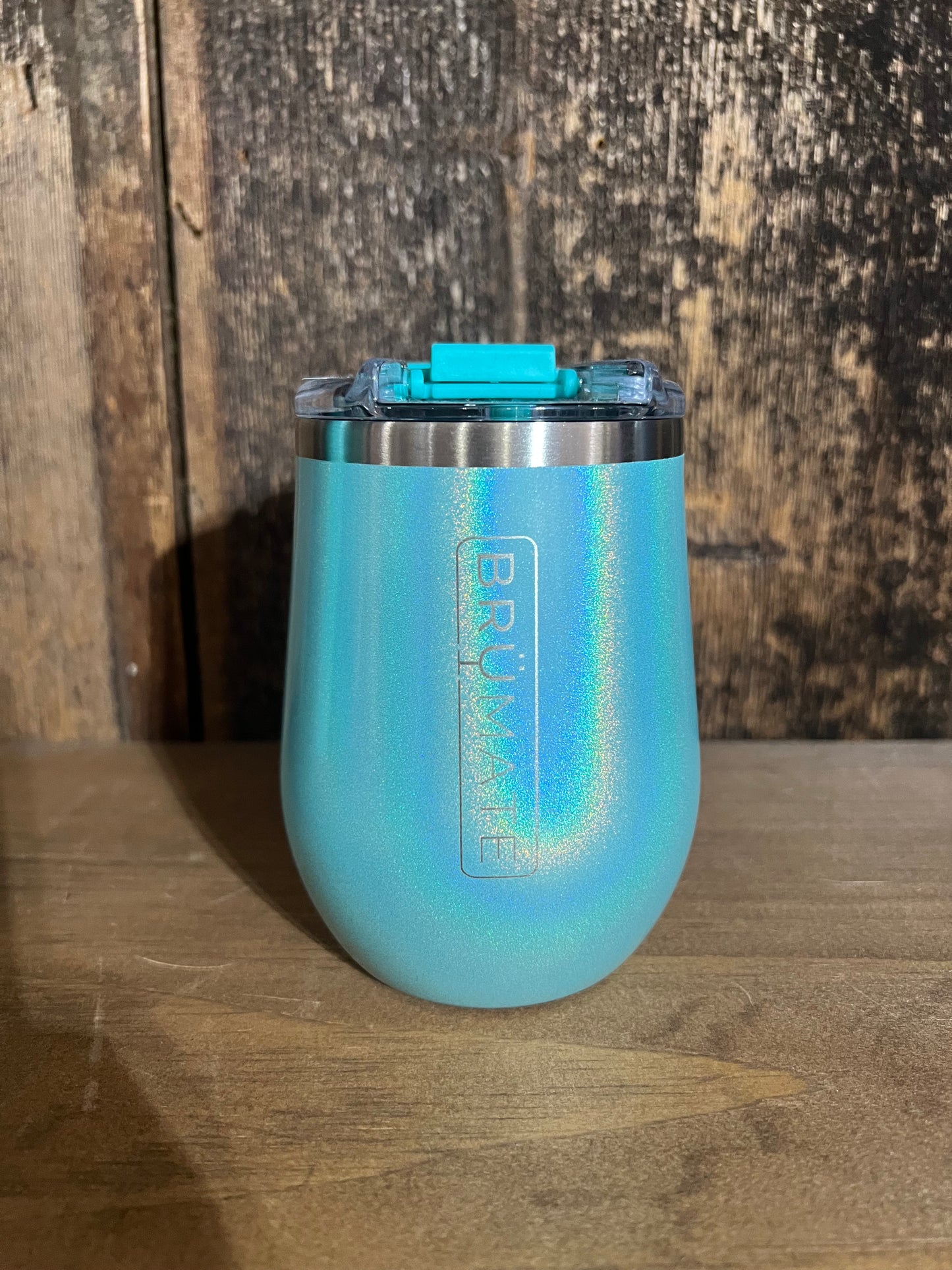 Brumate Glitter Aqua Wine Cup