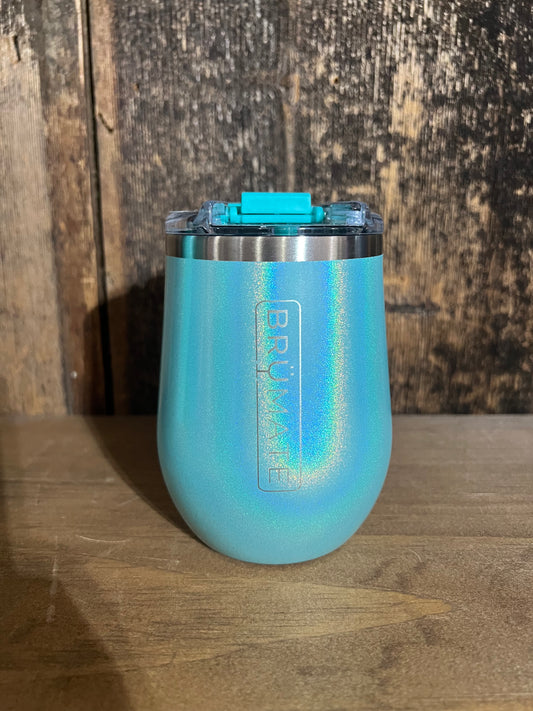 Brumate Glitter Aqua Wine Cup