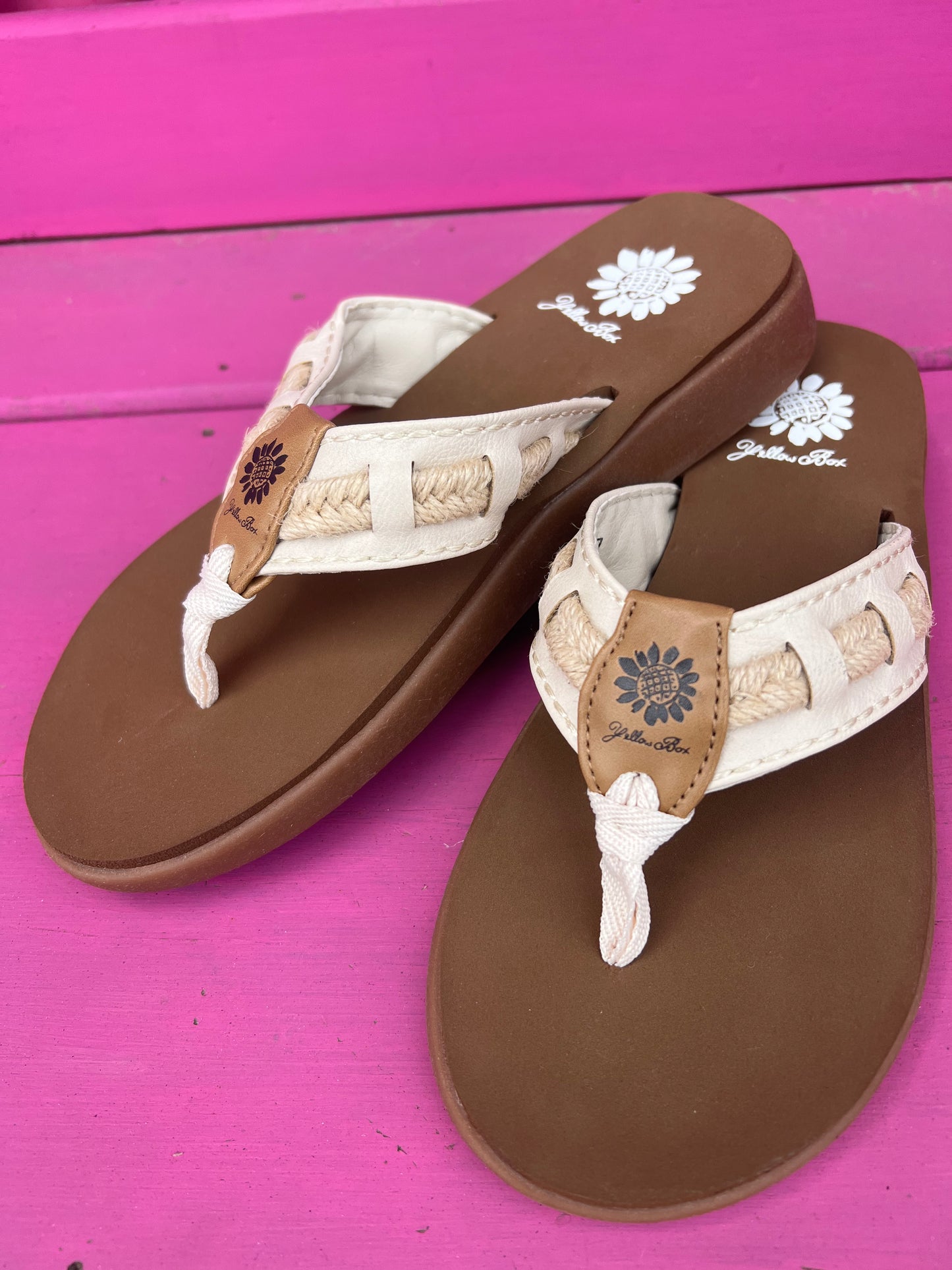 Yellowbox Gramedia Ivory Flip Flop