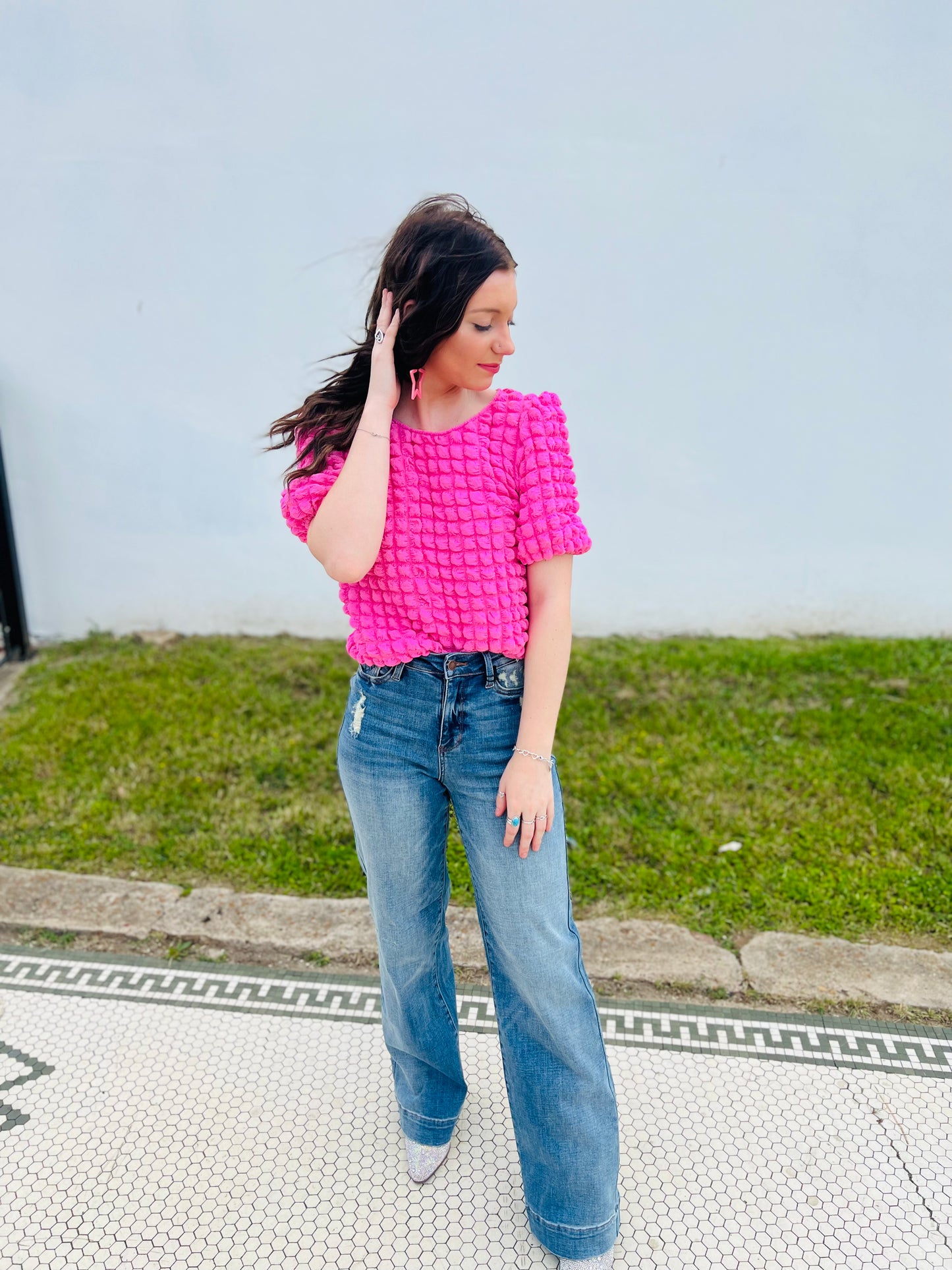 Judy Blue Wren Wide Leg Trouser Jeans