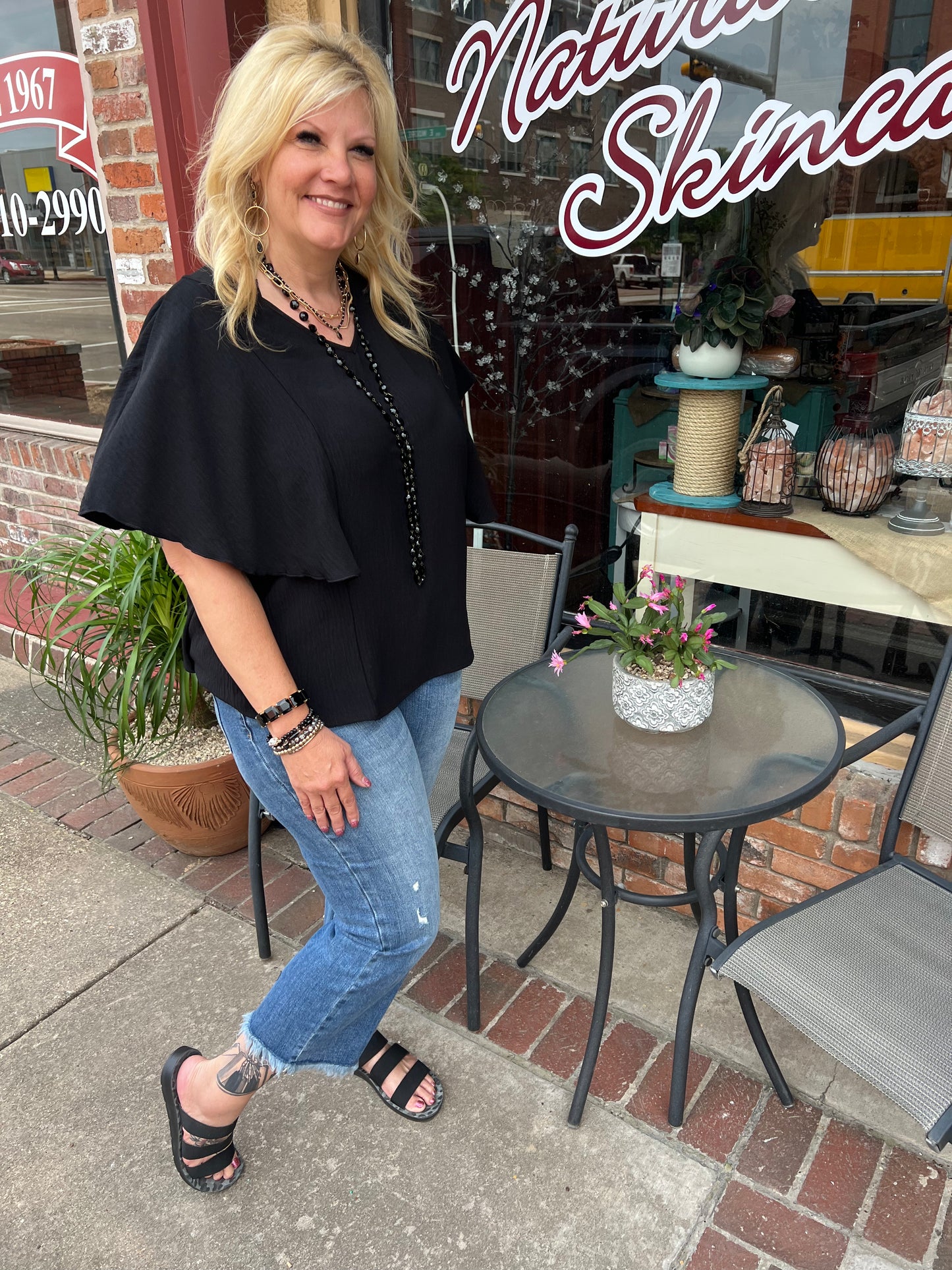 Cassidy Top in Black