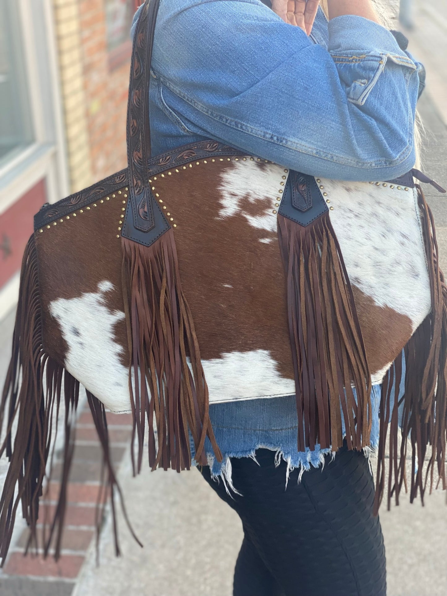 American darling cowhide bag