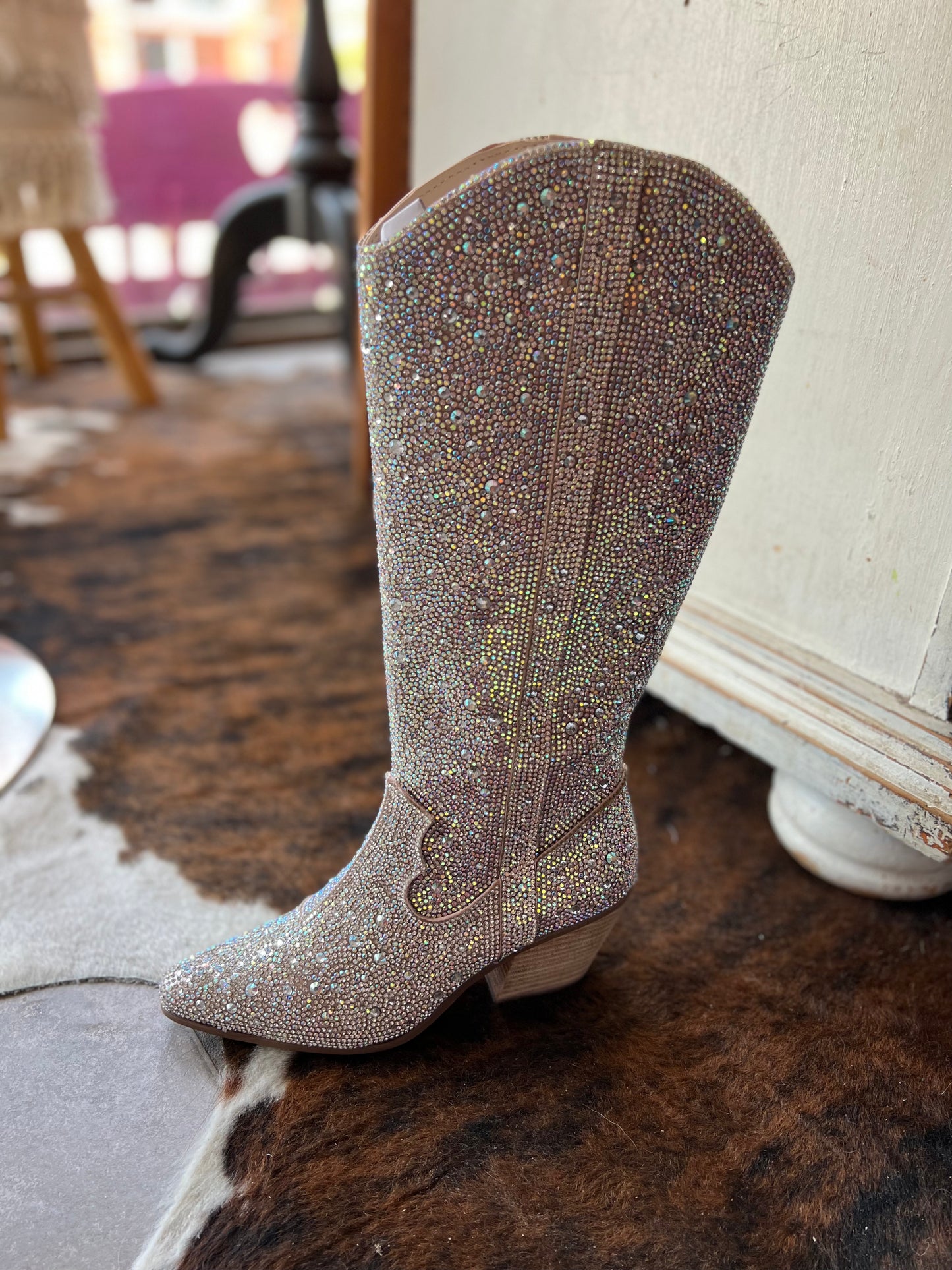 Nashville Nights Rhinestone Boots