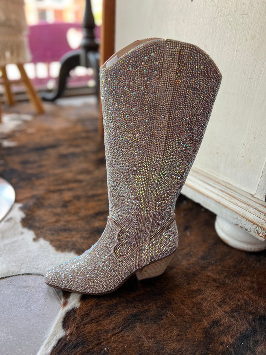 Nashville Nights Rhinestone Boots
