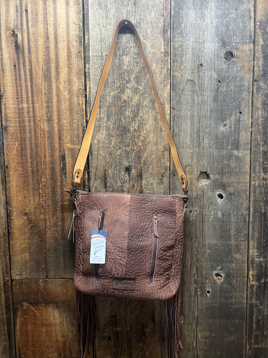 American Darling Spotted Cowhide Crossbody Conceal Carry