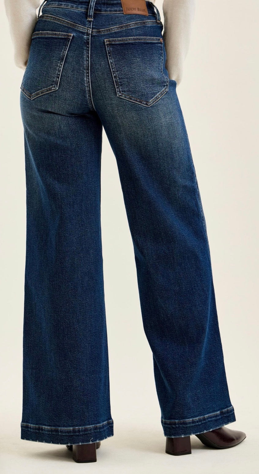JUDY BLUE LUX RETRO WIDE HW TAB CLOSURE POCKET