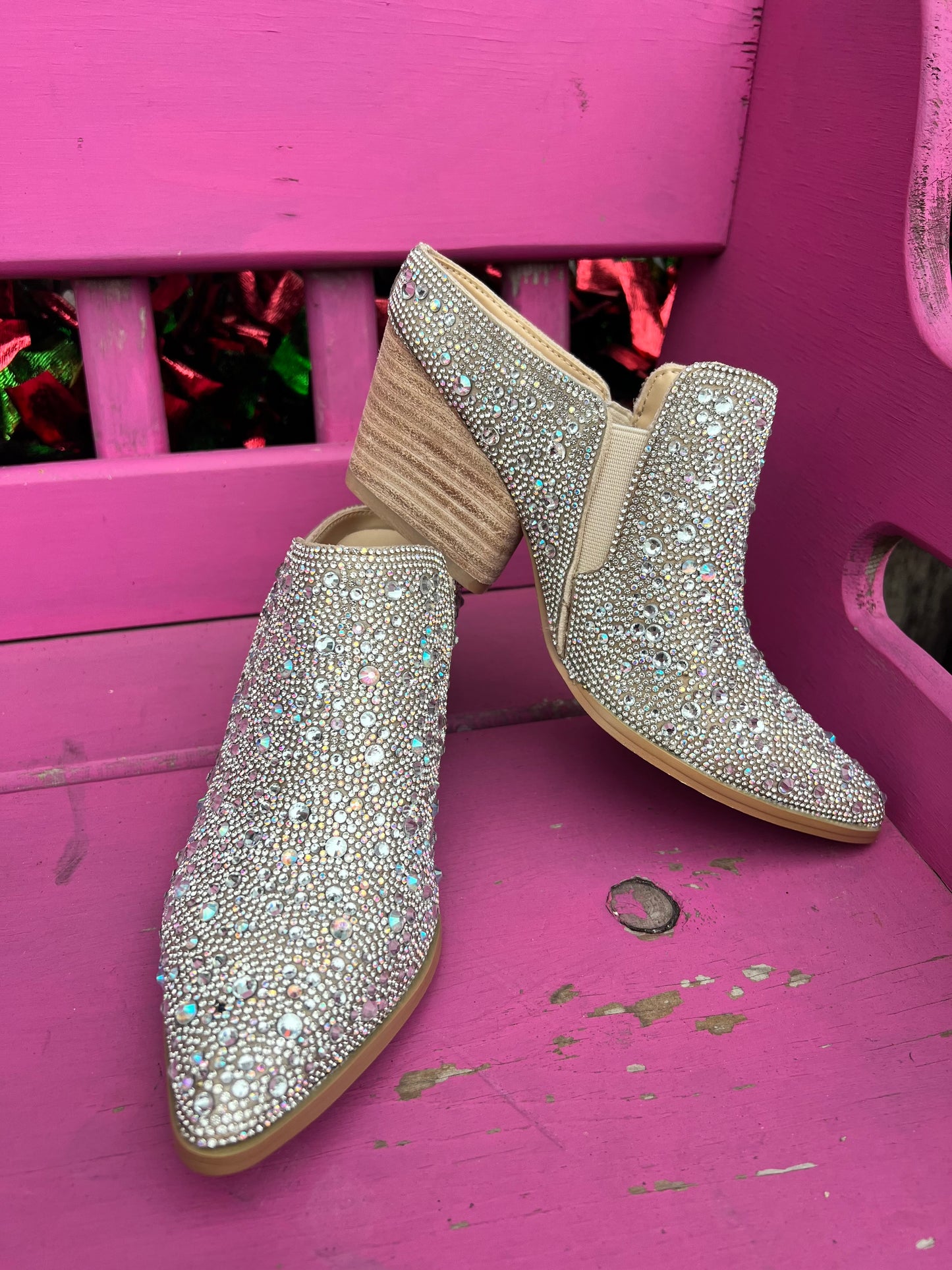 Corkys Hello Darlin Rhinestone Mules