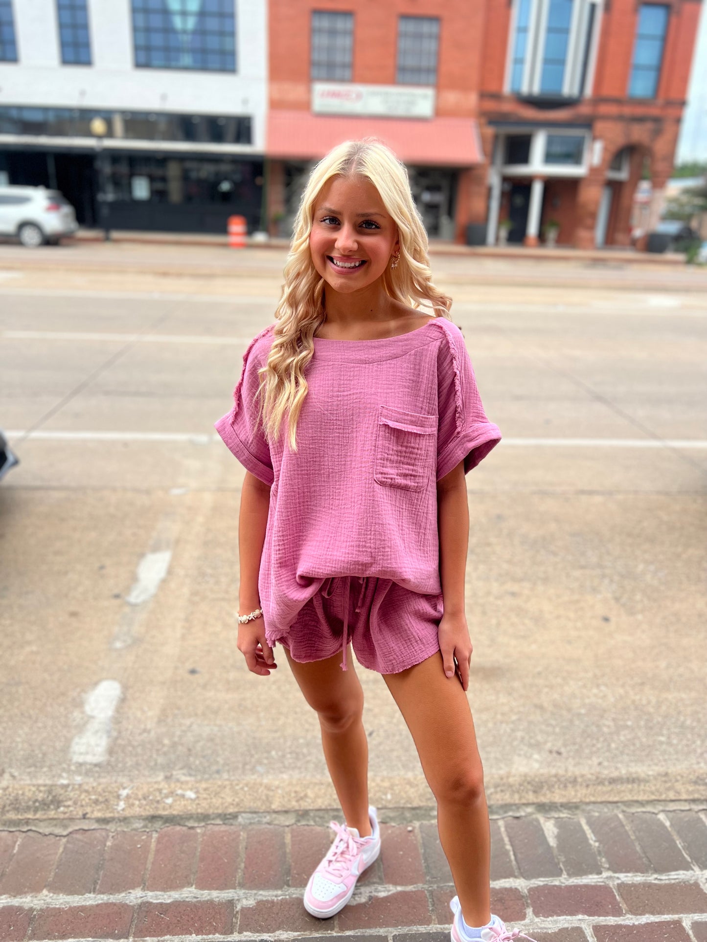 Mauve My Way Top