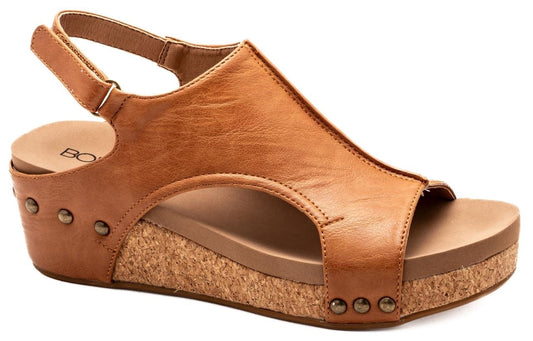 Corkys Cognac Volta II Wedges