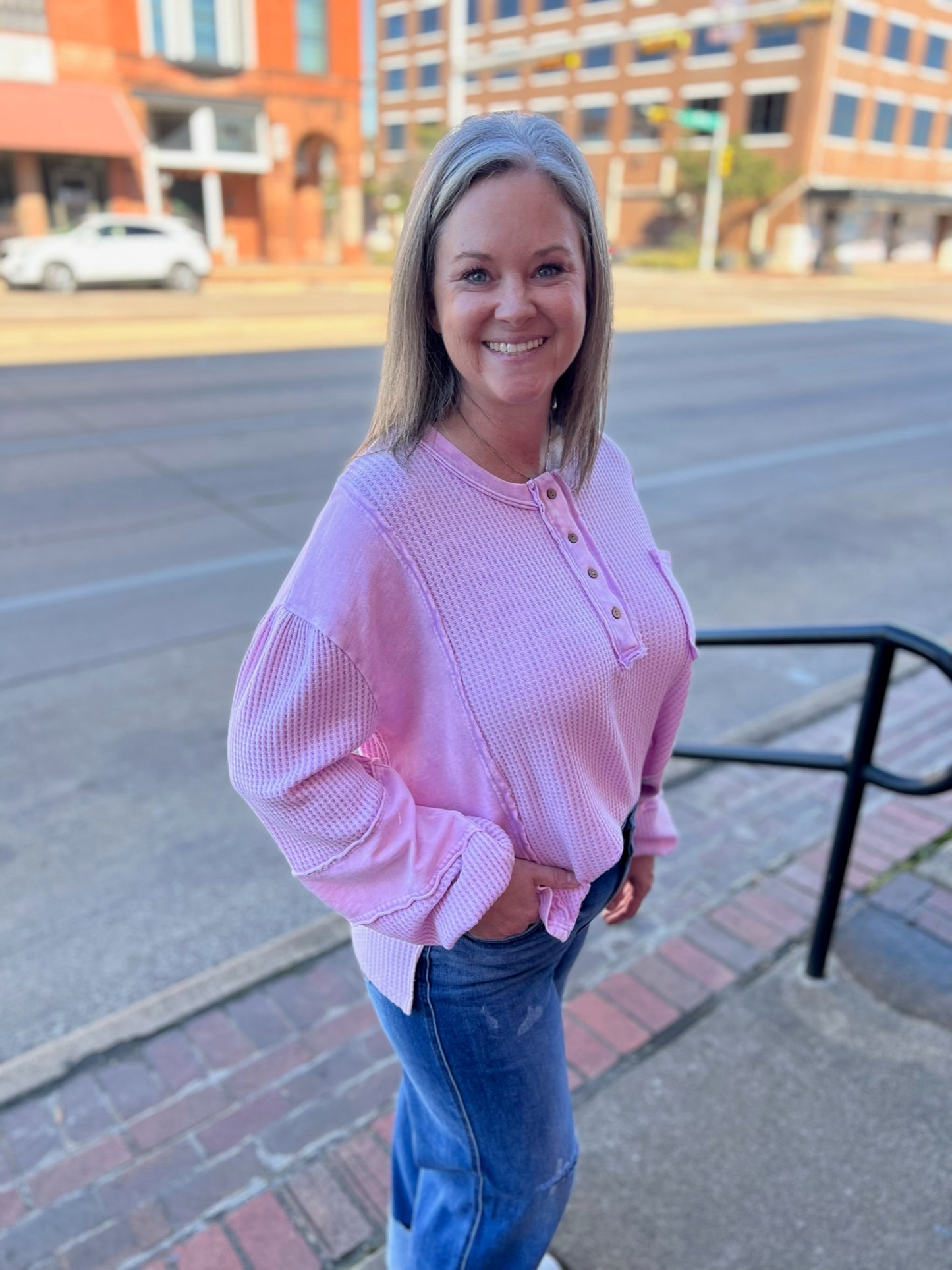 Lilac Rose Longsleeve Top