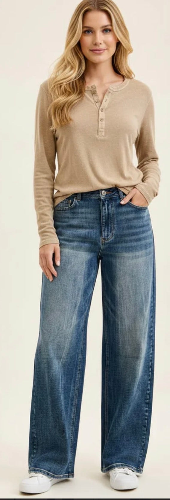JUDY BLUE WILHELMINA BAGGY VINTAGE BLAST HW