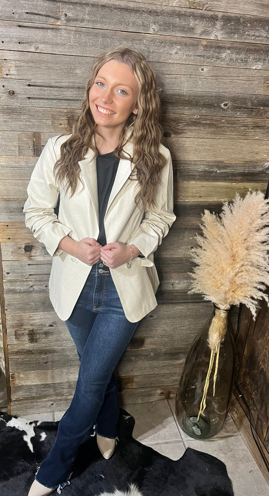 After A While Crocodile Blazer