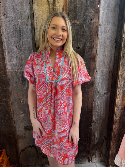 Palmer Paisley Dress