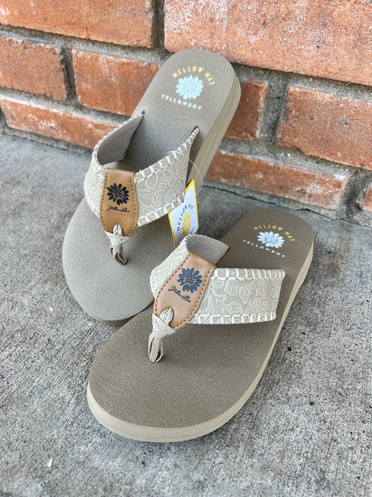 Yellow Box Norrie/Taupe Flip Flop